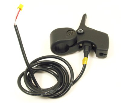 Throttle lever with Wire Cable, used - Click Image to Close